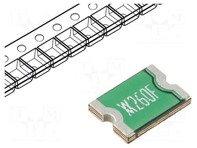 Fuse: PTC polymer; 2.6A; 1812; SMD; Polyswitch LITTELFUSE MINISMDC260F-2