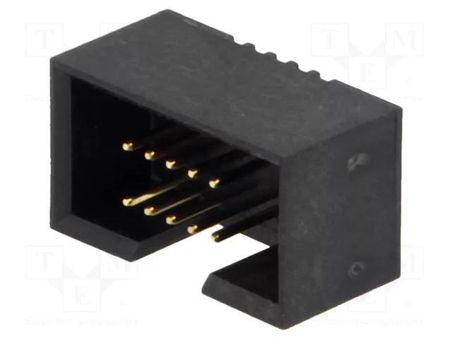 Connector: IDC; socket; male; PIN: 10; straight; THT; 1.27mm CONNFLY DS1031-16-10V8B