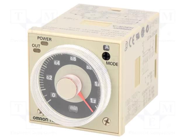 Timer; 0,05s÷300h; DPDT; 250VAC/5A; Usup: 100÷240VAC; 100÷125VDC OMRON H3CR-A100-240AC