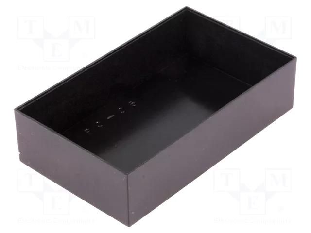 Enclosure: designed for potting; X: 60mm; Y: 100mm; Z: 25mm; ABS HAMMOND HM-1596B106-5