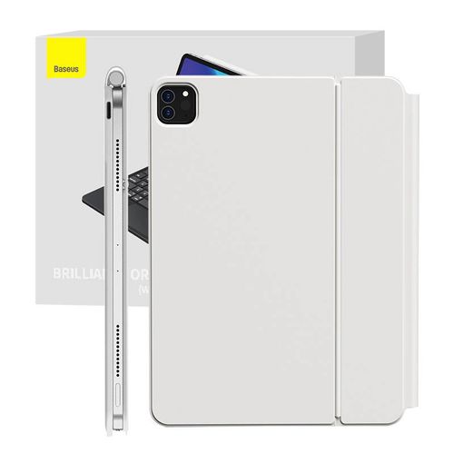 Keyboard Case Pro Baseus Brilliance for iPad 12.9" (2018/2020/2021) (white), Baseus ARJK010302