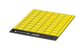 LABEL, ABS, YELLOW, 18MM X 27MM 831745