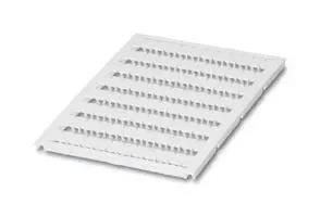 MARKER SHEET, BLANK, 6MM, WHITE, TB 0822385