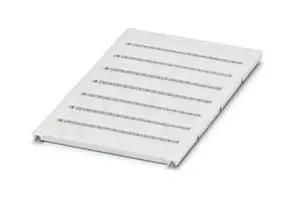 MARKER SHEET, BLANK, 4.2MM, WHITE, TB 0818111