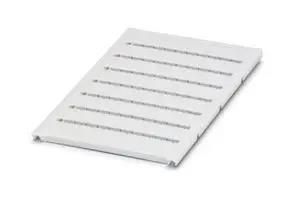MARKER SHEET, BLANK, 6.2MM, WHITE, TB 0824589