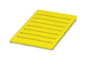 MARKER SHEET, BLANK, 6.2MM, YELLOW, TB 0818331