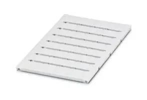 MARKER SHEET, BLANK, 16MM, WHITE, TB 0819217