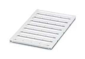 MARKER SHEET, BLANK, 16MM, WHITE, TB 0819262