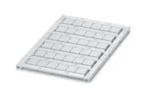 MARKER SHEET, BLANK, 10.2MM, WHITE, TB 0829623