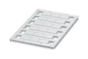 MARKER SHEET, BLANK, 16MM, WHITE, TB 0829637