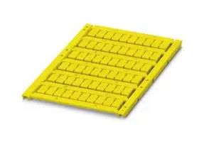 MARKER SHEET, BLANK, 6.2MM, YELLOW, TB 0828737