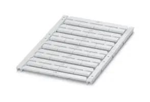 MARKER SHEET, BLANK, 16MM, WHITE, TB 0829218