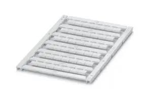 MARKER SHEET, BLANK, 8.2MM, WHITE, TB 0829672