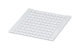 MARKER SHEET, BLANK, 6.2MM, WHITE, TB 0825040