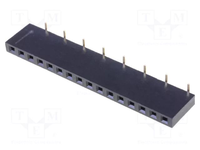 Connector: pin strips; socket; female; PIN: 16; SMT; straight; 1x16 CONNFLY DS1023-16-1X16TX1