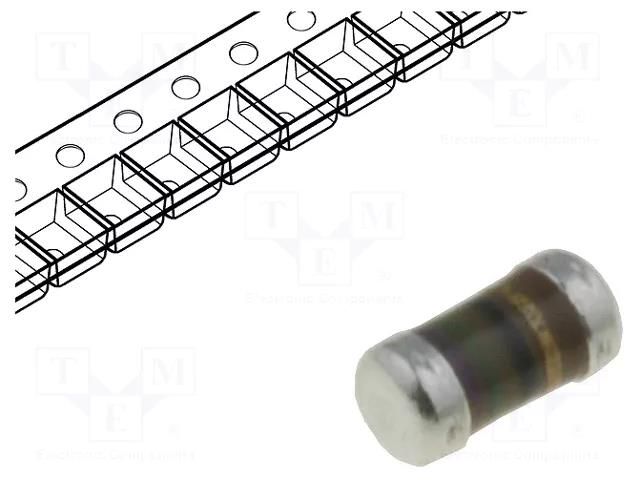 Resistor: thin film (Nichrome); SMD; 0102 MicroMELF; 750Ω; ±1% VISHAY MMU01020C7500FB