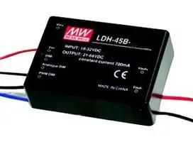 LED DRIVER, CONSTANT CURRENT, 45.15W LDH-45B-1050W