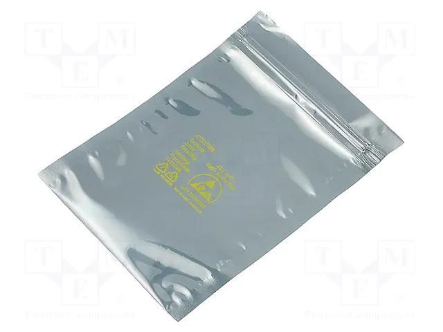 Protection bag; ESD; L: 127mm; W: 76mm; Thk: 79um; Closing: self-seal DESCO EUROPE SCS-30035