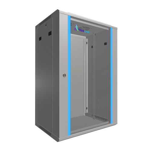 Extralink 18U 600x450 Gray | Rackmount cabinet | wall mounted, EXTRALINK EX.14374 5903148914374