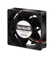 DC AXIAL FAN, 85.6CU.FT/MIN, BALL, 80MM 9GA0824P2S001