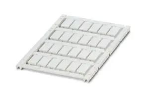 LABEL, POLYCARBONATE, WHITE, 9MM X 17MM 801475