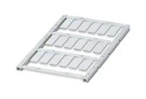 LABEL, POLYCARBONATE, WHITE, 8MM X 21MM 0801489