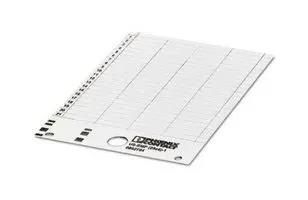 LABEL, PVC, WHITE, 6MM X 25MM 0802754