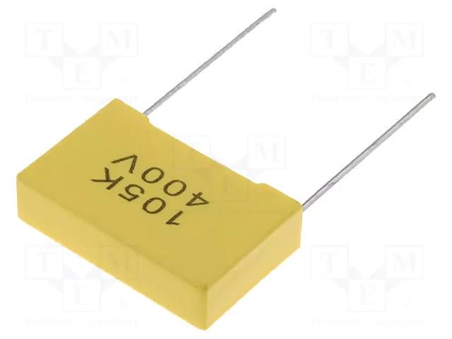 Capacitor: polyester; 1uF; 400VDC; 22.5mm; THT; MKT SR PASSIVES MPEB-1U22/400