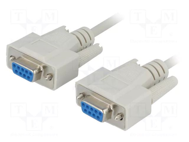Cable; D-Sub 9pin socket,both sides; Len: 2m; connection 1: 1 BQ CABLE CAB-09GG/2
