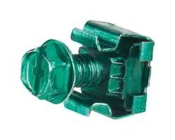 BONDING CAGE NUT, 12.7MM, GREEN CNB4K