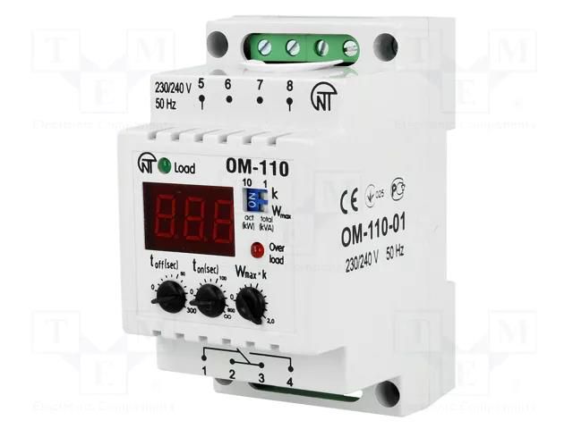 Power  limiter; reactive power,active power; 230VAC; DPDT NOVATEK ELECTRO OM-110