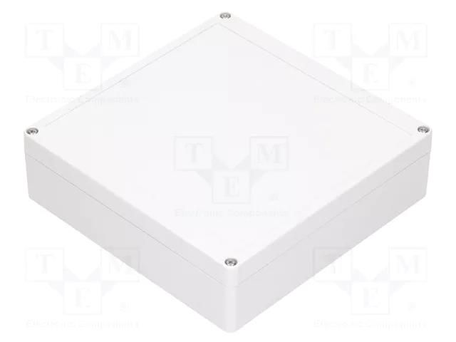 Enclosure: multipurpose; X: 190mm; Y: 190mm; Z: 55mm; polycarbonate GAINTA G2135
