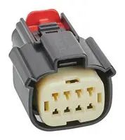 AUTOMOTIVE CONN HOUSING, RCPT, 8POS 160074-4002