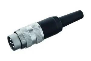 CIRCULAR CONNECTOR, 5POS, RCPT, SOLDER T3360001U