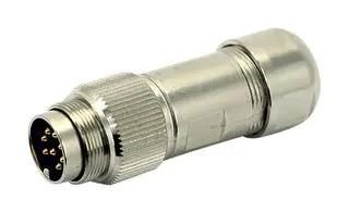 CIRCULAR CONNECTOR, 6POS, PLUG, SOLDER C09131D0061014U