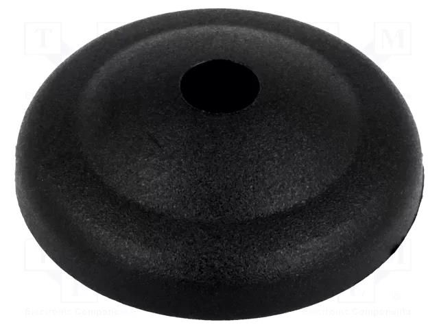 Foot; Base dia: 39mm; polyamide; H: 14mm; ECO Feet FATH FA-098E040K