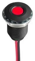 LED PANEL INDICATOR, RED, 10MM, 24VDC Q10F5ANXXR24E