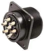 CIRCULAR CONNECTOR, RECEPTACLE, SIZE 24, 7 POSITION, BOX DL3102A24-10P
