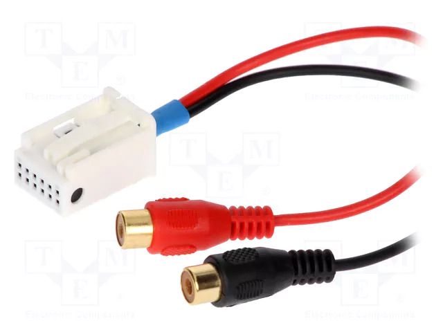 Aux adapter; RCA; VW; 1.25m 4CARMEDIA MFD3-RCA