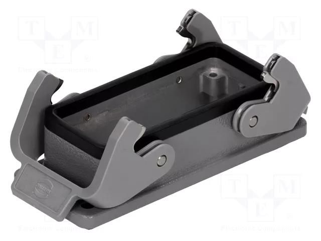 Enclosure for connectors: HDC; size 16B; Han® B; IP67; 77.5x27mm HARTING 09300161301
