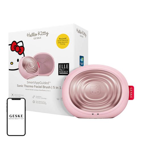 Sonic Thermo Facial Brush 5in1 Geske with APP (hello kitty pink), Geske HK000008PI01