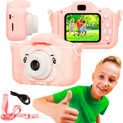 Extralink Kids Camera H28 Single Pink | Camera | 1080P 30fps, 2.0" screen, EXTRALINK EXTRALINK H28 SINGLE PINK 5903148918839
