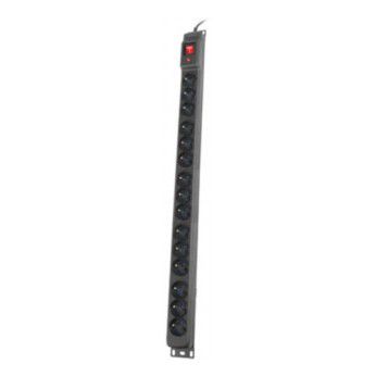 Armac Multi M15 | Power strip | anti-surge system, 15 sockets, 1.5m cable, black, ARMAC MULTI M15 1.5M BLACK 5904722195776