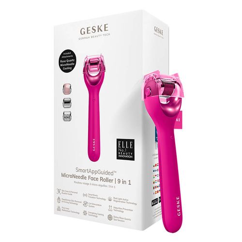 Micro Needle Face Roller 9in1 Geske with APP (magenta), Geske GK000053MG01