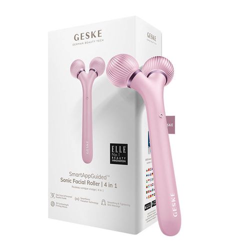 Sonic Facial Roller 4in1 Geske with APP (pink), Geske GK000040PK01