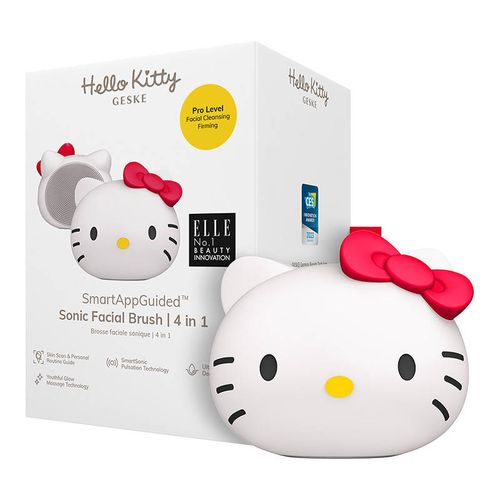 Facial Cleaning Sonic Brush 4in1 Geske With APP (Hello Kitty starlight), Geske HK000009ST01