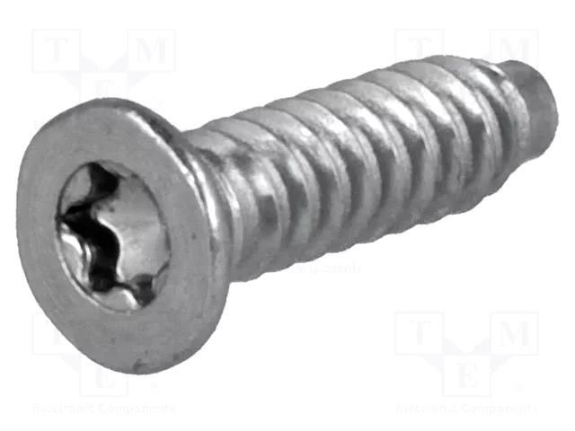 Screw; 3x12; Head: countersunk; Torx®; steel FISCHER ELEKTRONIK M3X12/KN3041