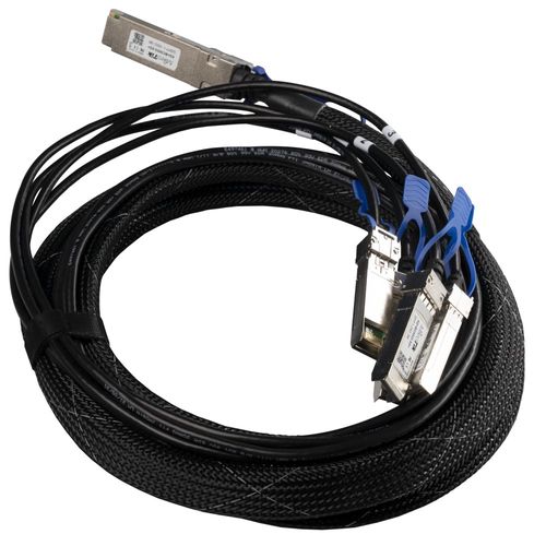 MikroTik XQ+BC0003-XS+ | QSFP28 to 4x SFP28 break-out cable | 1x QSFP28 to 4x SFP28, 3m, MIKROTIK XQ+BC0003-XS+ 5905090330035