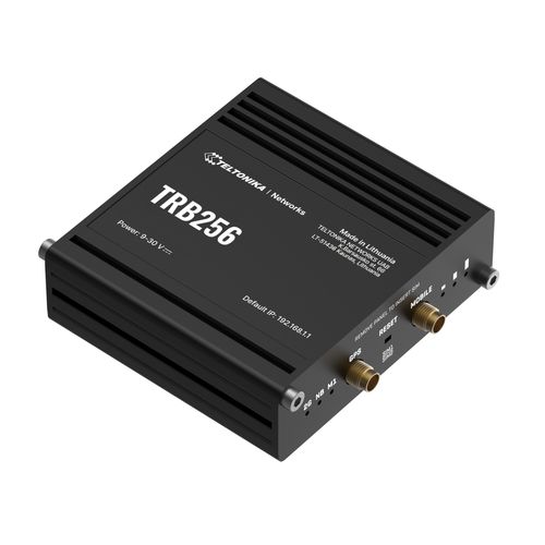 Teltonika TRB256 | NB-IoT gateway | 4G LTE, 1x RJ45 100Mb/s, RS232, RS485, TELTONIKA TELTONIKA TRB256 0PRT01 4779051840762