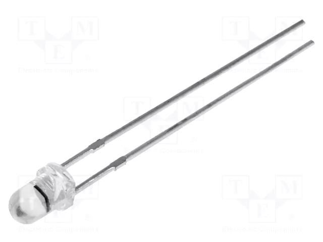 PIN IR photodiode; 3mm; THT; 940nm; 400÷1100nm; 40°; 10nA; convex LUCKYLIGHT LL-304PDC2E